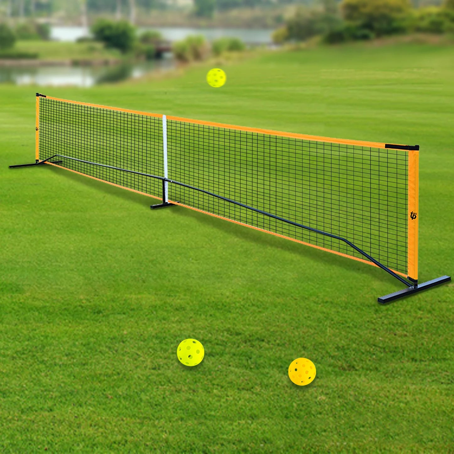 Portable Pickleball Net Set with 4 Pickleball Paddles Outdoor Pickleballs and Carry Bag also suitable for badminton, tennis
