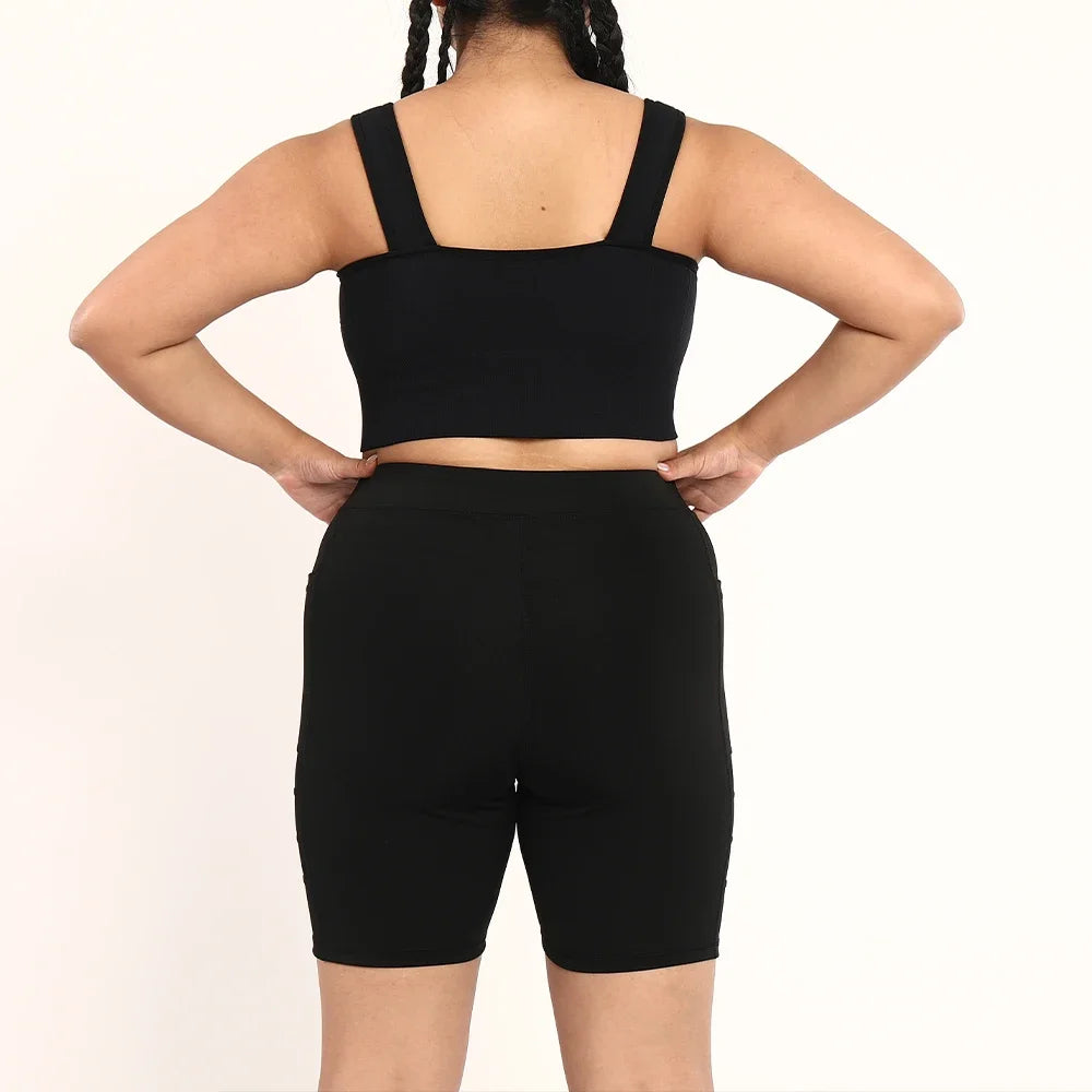 Plus Size Women Screw Thread Seamless Sports Bra Yoga Crop Top Fitness Running Solid Gym Tank Tops Woman Clothing 0XL-3XL