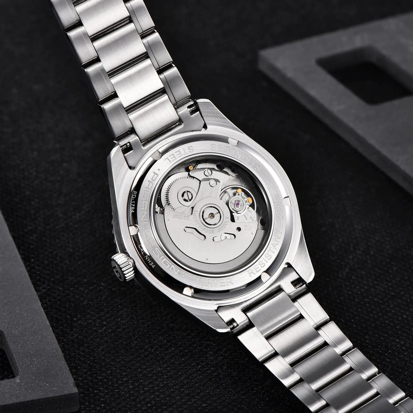 (Local delivery)PAGANI DESIGN 2025 New NH34 GMT Men's Automatic Mechanical Watch Stainless Steel Sapphire 20Bar C3 reloj hombre