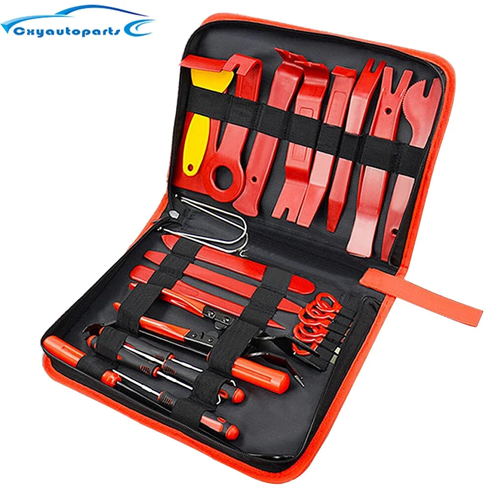 Garage Tools Car Interior Removal Kit Plastic Trim Door Panel Disassembly Suit Auto Clips Puller Diy Hand tool