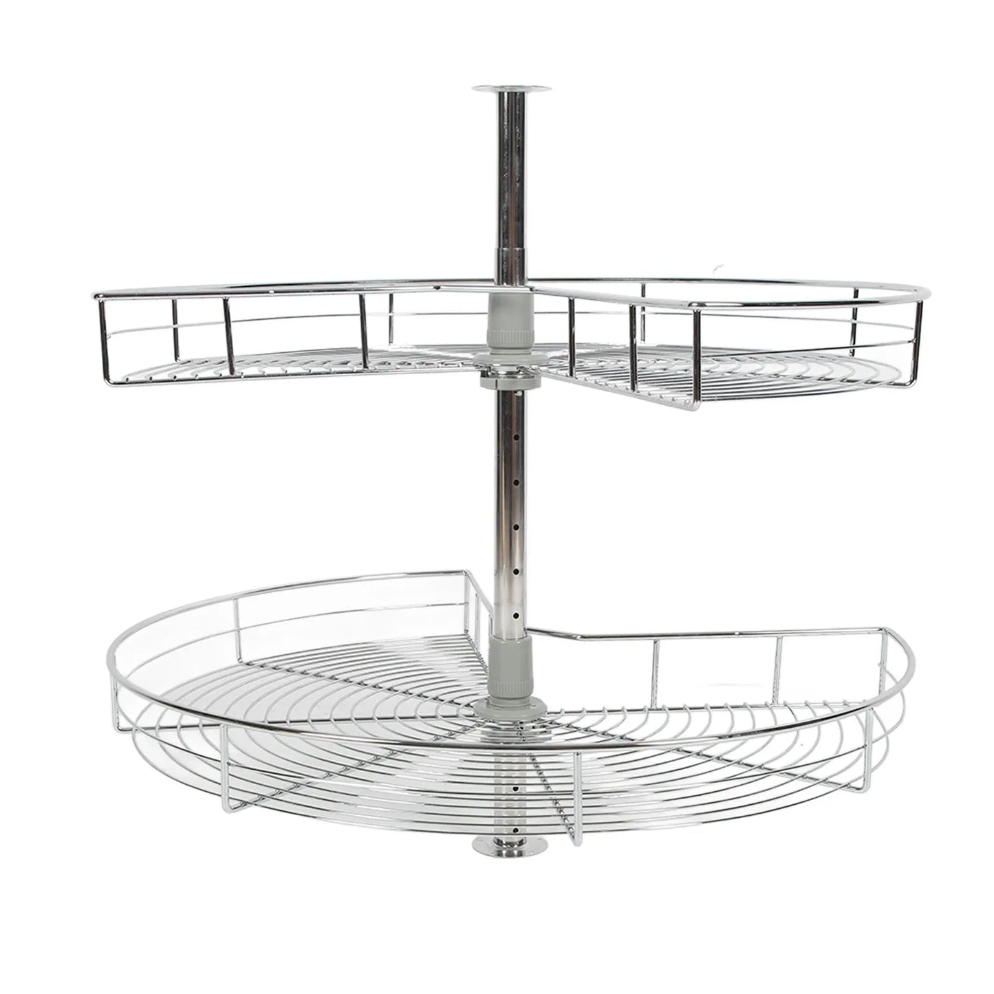 Basket Organizer Rotating Corner Shelf Kidney Shaped 270 Degree Storage Holder Basket for Home Kitchen Corner Organazer Basket