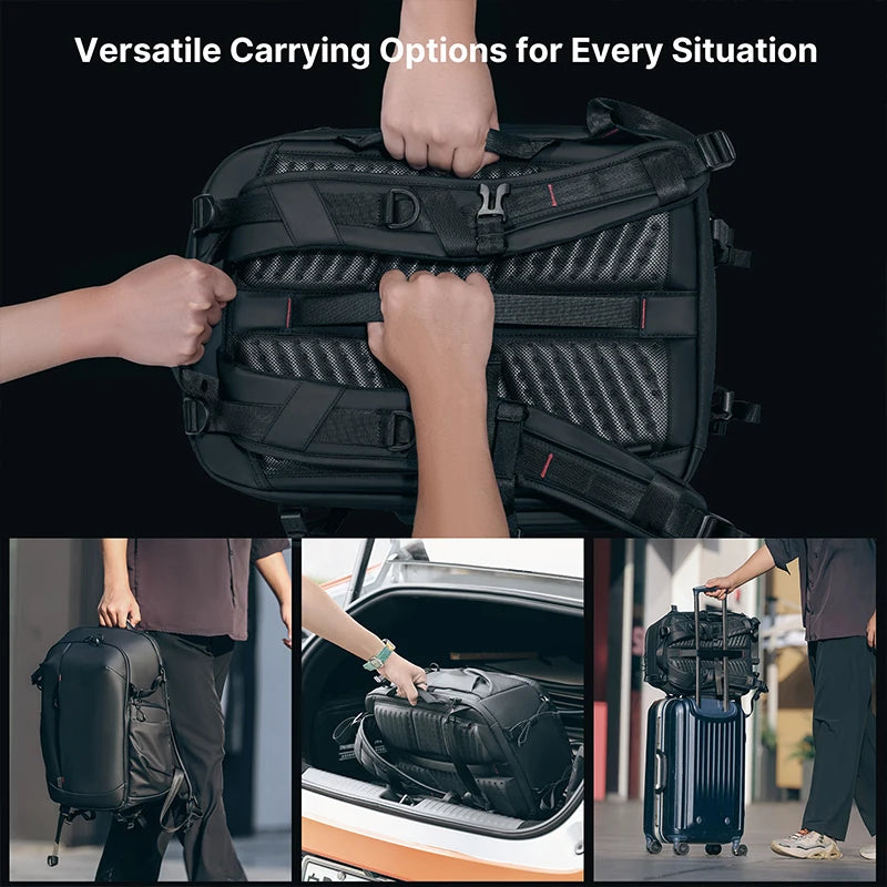 Ulanzi BP09 Camera Backpack 22L Light Travel Large Capacity Storage Splash-proof Travel Bag Digital SLR Camera Photography
