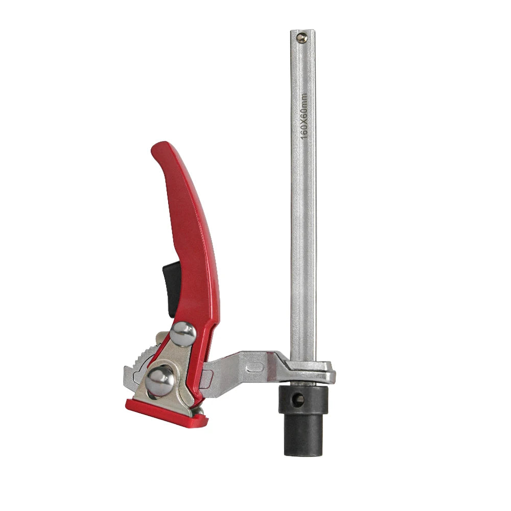 Allsome 2pc 19/20MM Woodworking Hold Down Clamp Hole Tool Ratc Ratcheting Table Clamp Machinery Accessories Desktop Quick Press