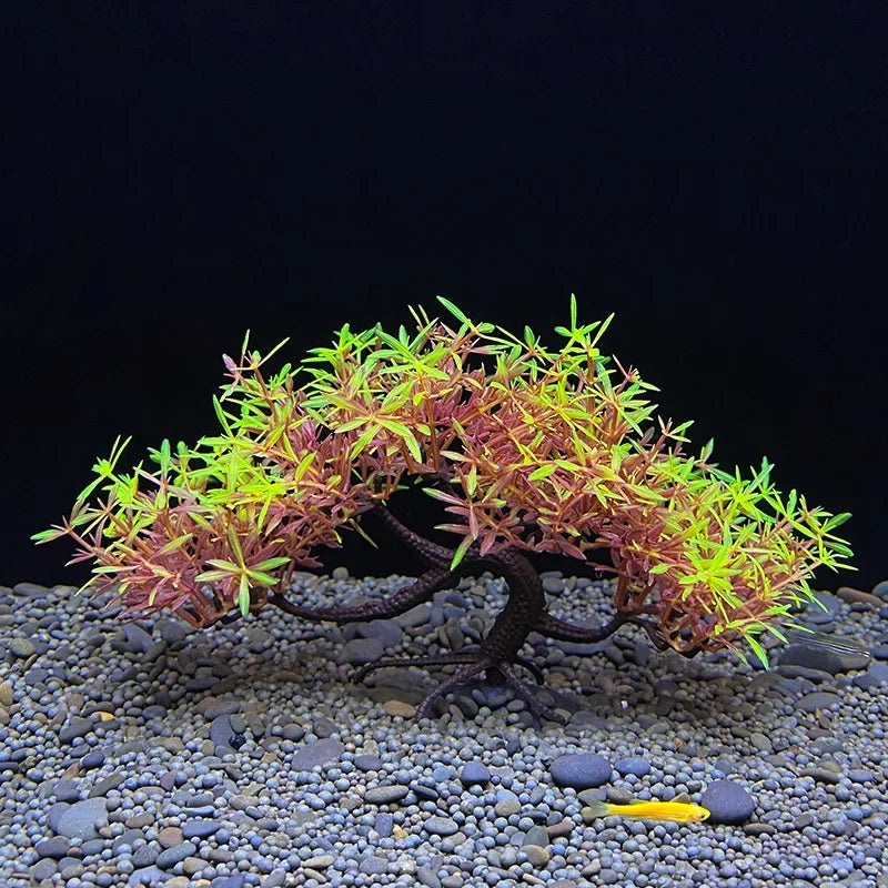 Aquarium Bonsai Tree Artificial Plant Fish Tank Decoration Freshwater Betta Goldfish Ornament