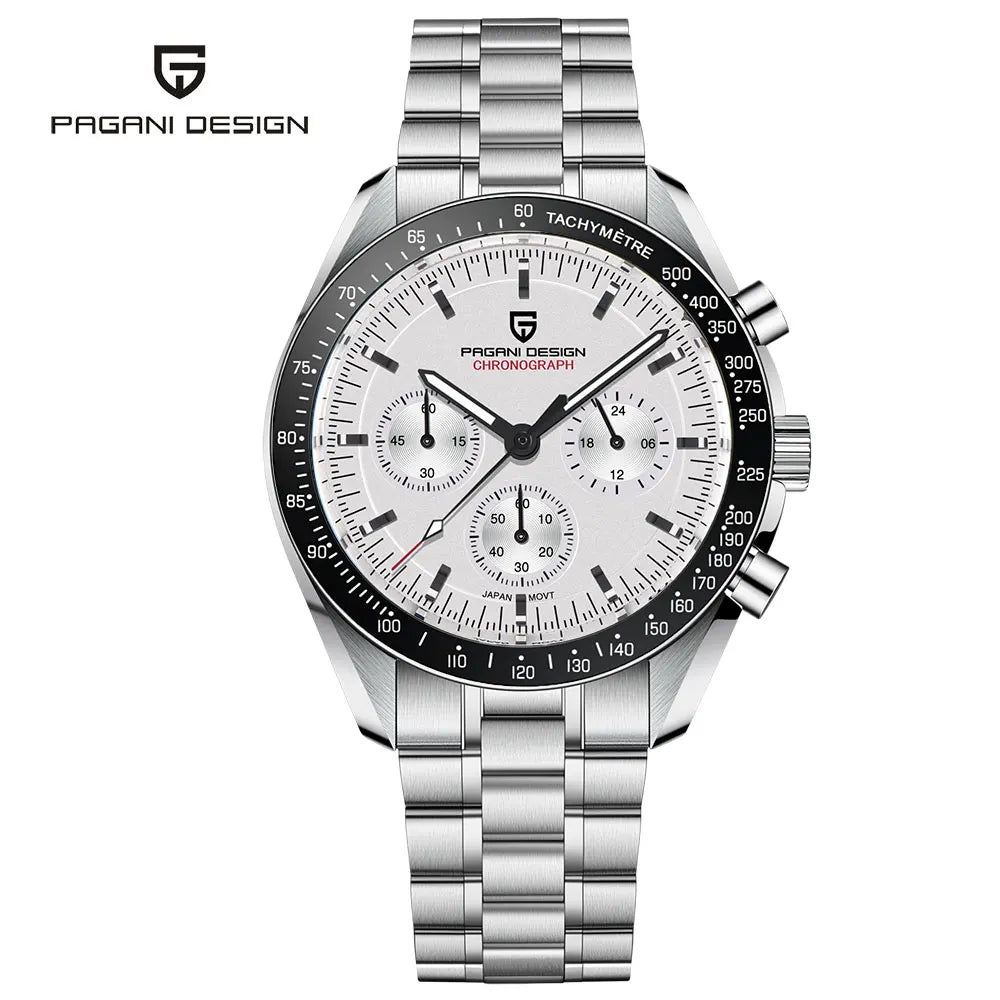 PAGANI DESIGN 2025 New Moon Watches Men Quartz Watch For Men Auto Date Speed Sport Chronograph AR Sapphire Mirror Wrist watch