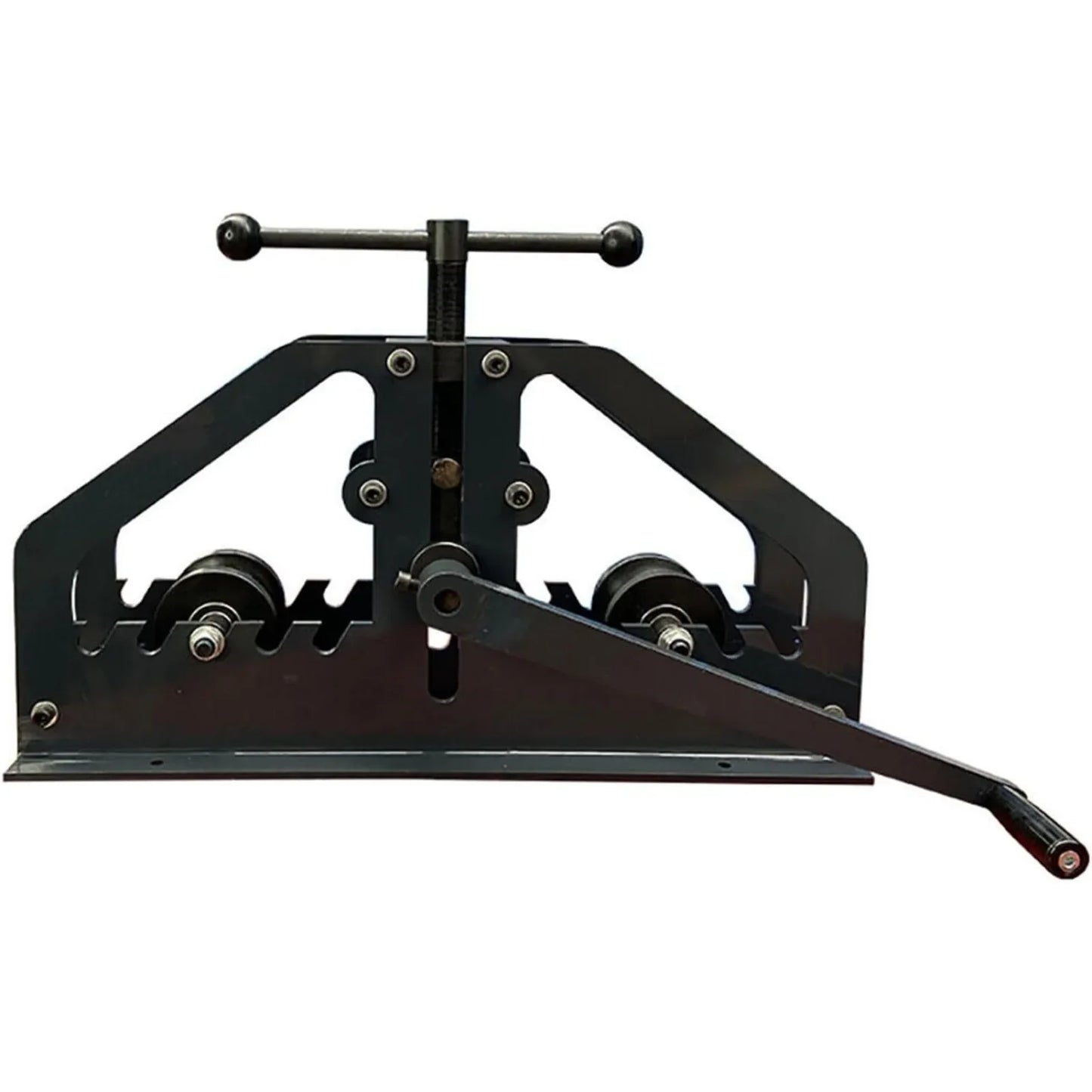 TR-60 Round Roll Bender, Heavy Duty Metal Brake Bender Multifunctional Bender Industrial Portable Tube Roll Tool for 1.5 Inches
