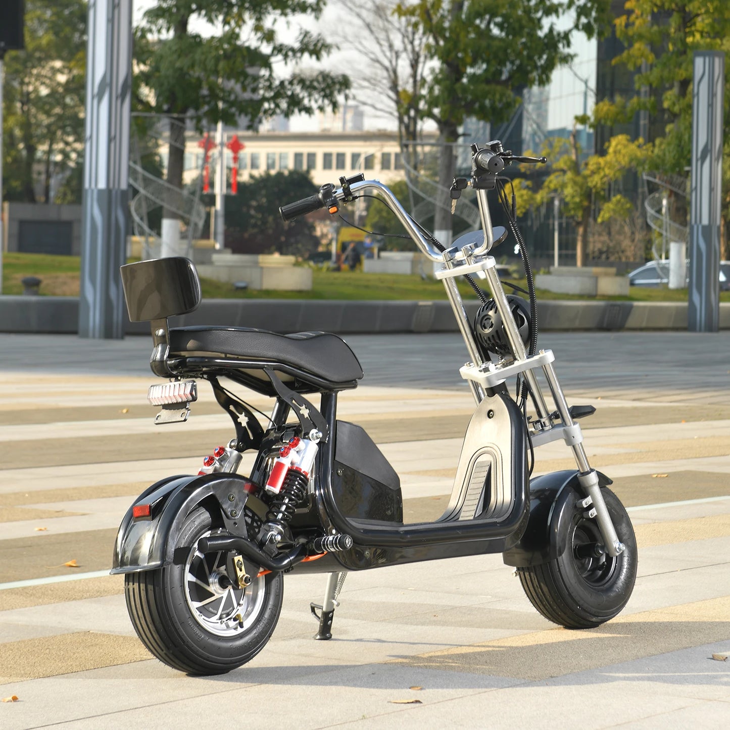 US Warehouse 2000W Powerful Power Motor 2 Wheel E Scooter Car Adult Mobility 15 Inch Fat Tire Kick Electric Scooter