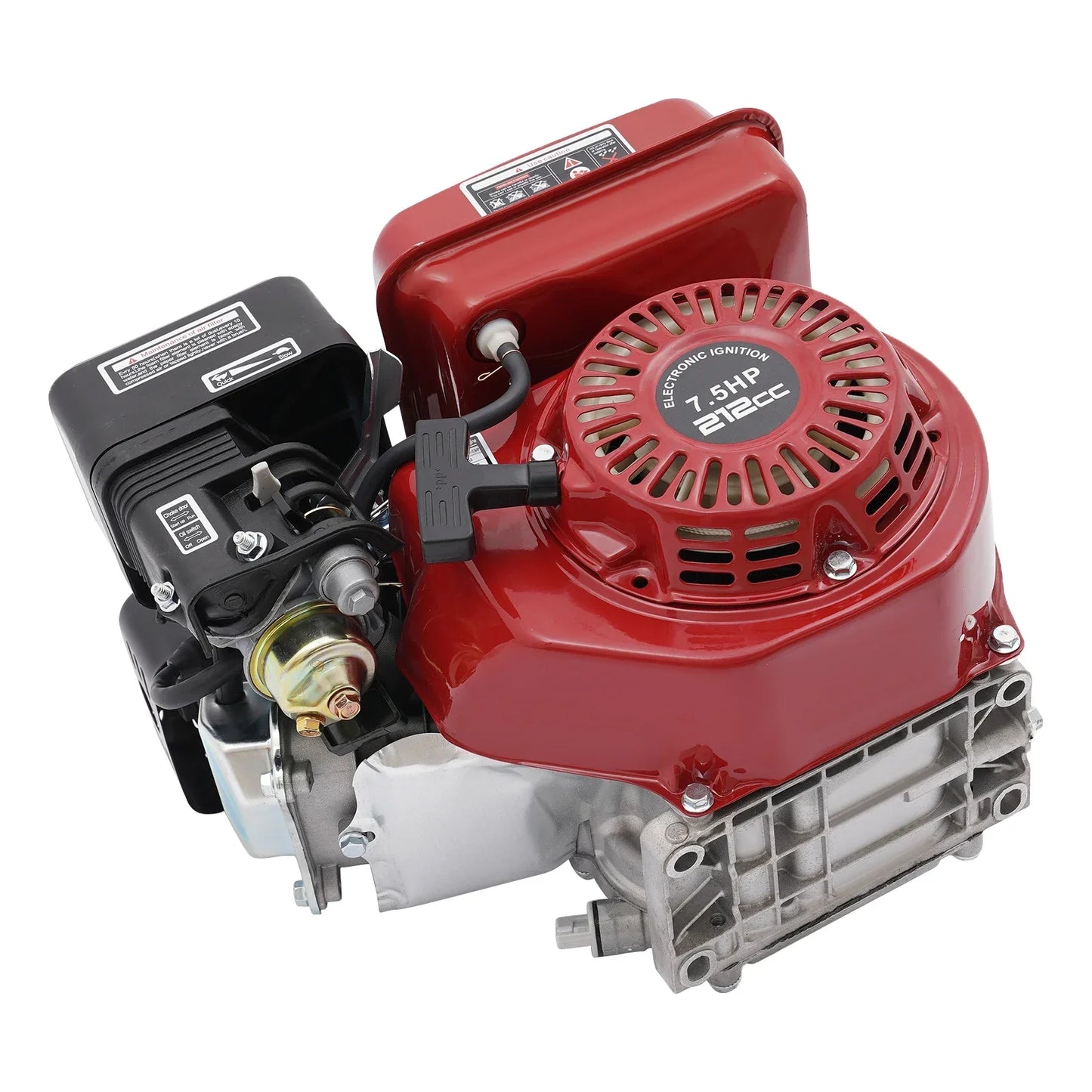 4-Stroke Diesel Engine Single Cylinder Air-Cooled Diesel Motor with Large Fuel Tank, Vertical Shaft Horizontal Diesel Engine