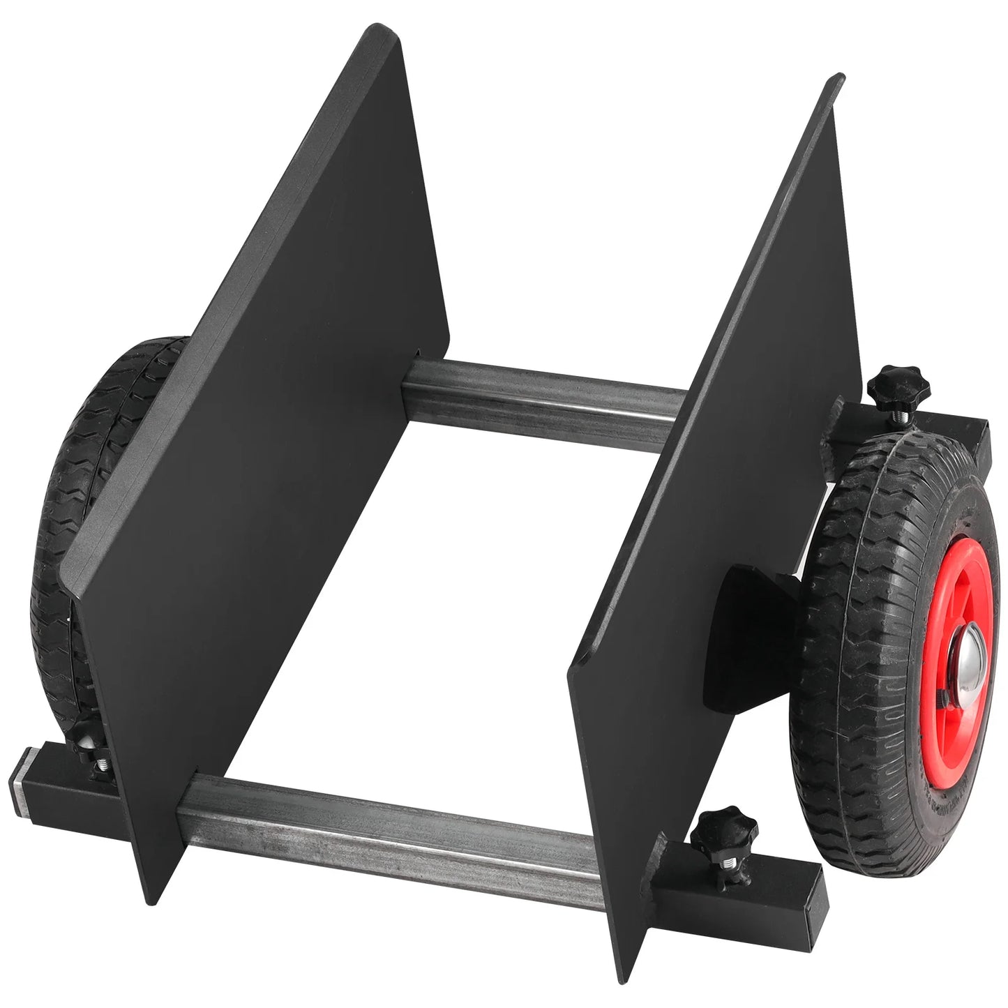 SucceBuy 600 lbs Panel Slab Dolly Terrain Moving Cart with Pneumatic Wheels Adjustable Clamp for Drywall Sheet Material Handling