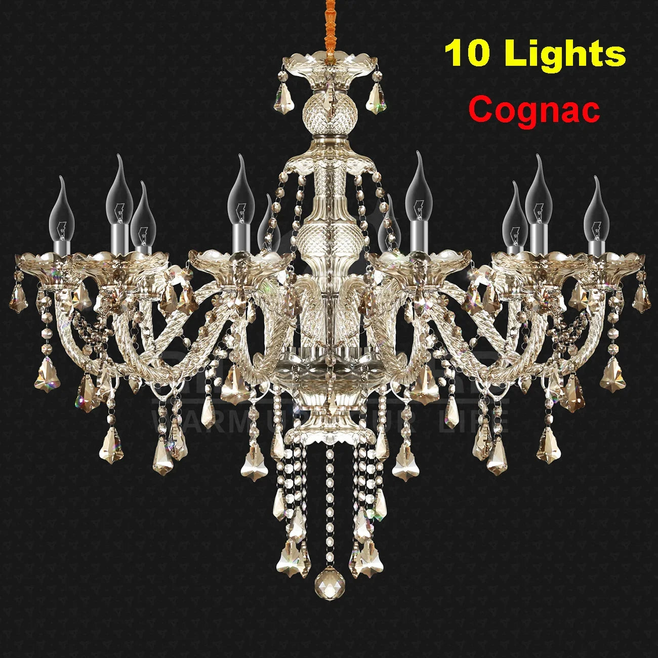 Ridgeyard 4-18 Arms K9 Crystal Chandelier Modern Luxury Boutique Country Style For Hallway Living/Dining Room Bedroom Home Light