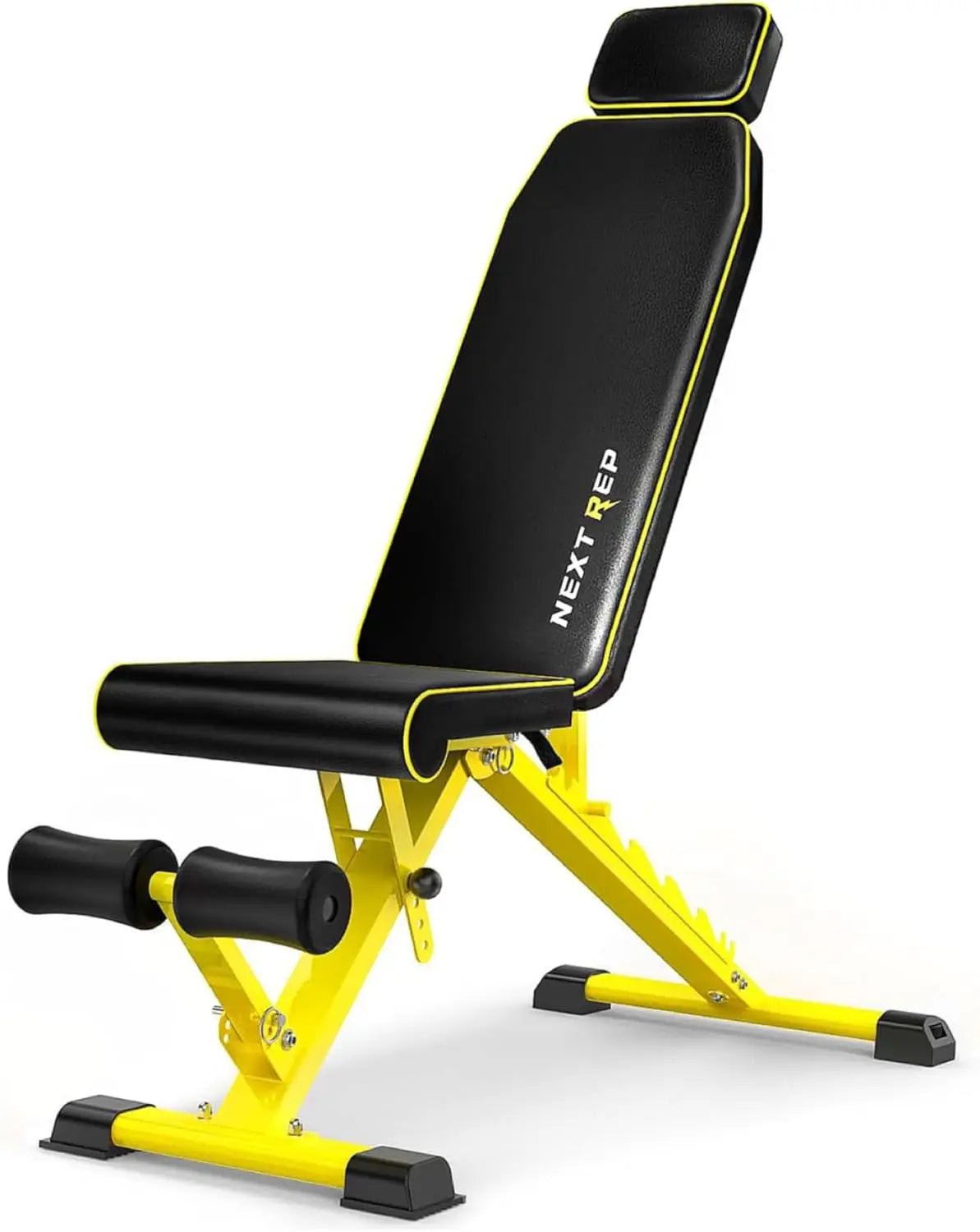 Adjustable Weight Bench,1000 LB Fast Folding Workout Bench for Home Gym Strength Training, Incline Decline Flat Utility Bench Pr