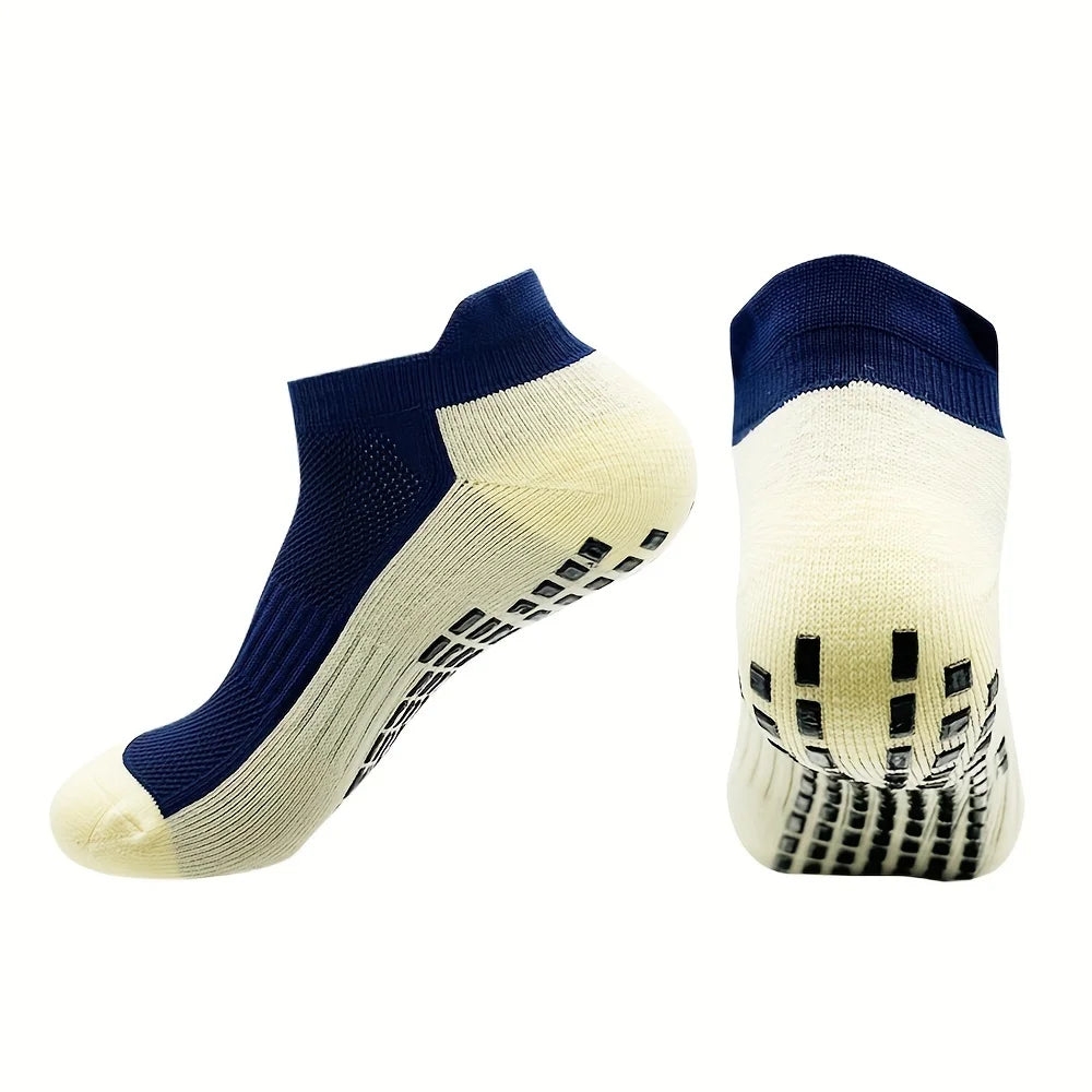 5 pairs of cotton socks for men, anti odor, sweat absorbing, breathable adhesive socks, sports low cut men's socks