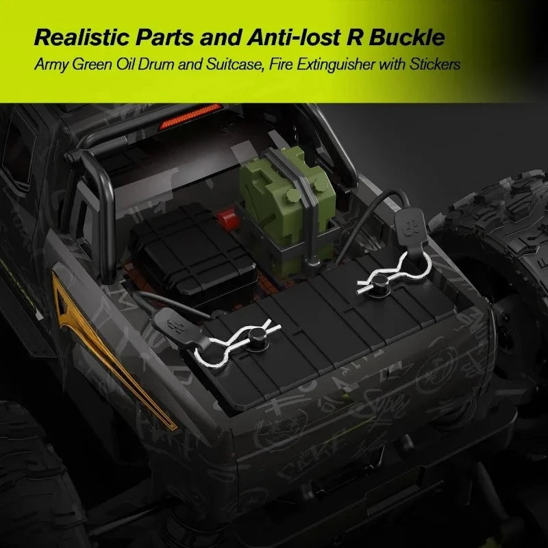 Remote Control Car Hobby Off-Road Remote Brushless Fast RC Cars for Adults, Top Speed 60+ MPH RC Truck,