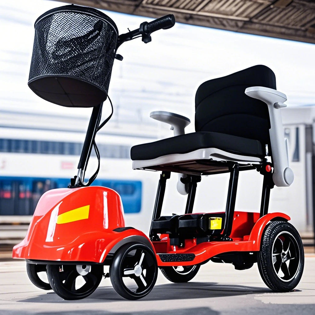 EU stock 15KG five wheels Magnesium mobility scooter, portable foldable electric scooter with luggage holder