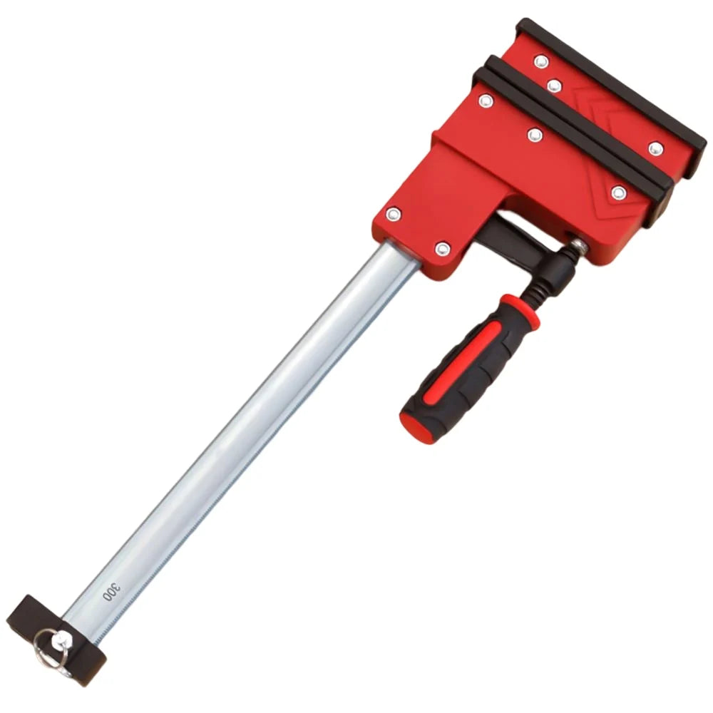 2pcs/set Heavy-duty Parallel F Clamps Bar Clamps 400mm Length 95mm Throat Depth 700KG Clamp Force for Woodworking Metalworking