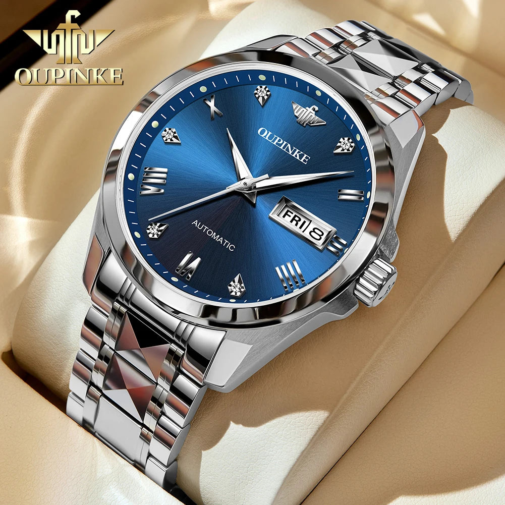 OUPINKE 3171 Fashion Ladies Watches Bracelet Set Box Automatic Mechanical Watch for Women Date Brand Original Luxury Wristwatch