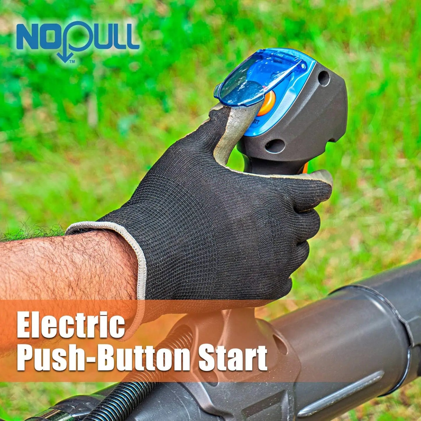 NPTBL31AB No-Pull Backpack Leaf Blower, Gas-Powered with Electric Start, 31cc 2-Cycle Engine, 470CFM, 175MPH