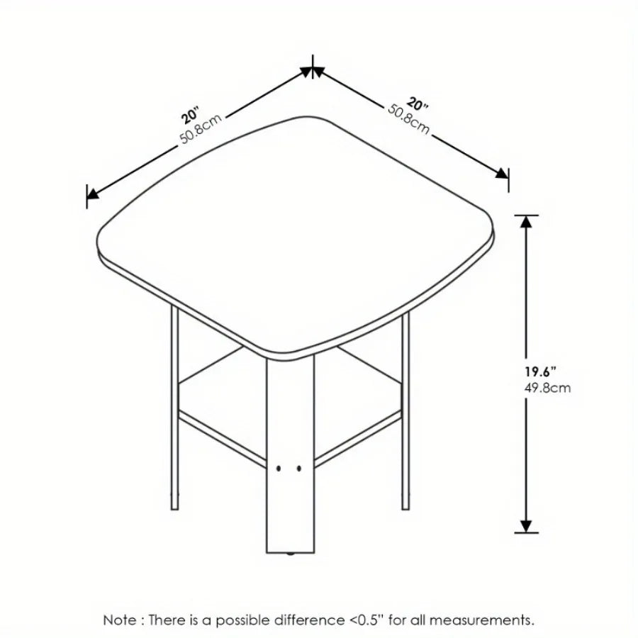 Simple Design Side Table / Side Table, Brown Simple and Stylish Design, Both Practical and Suitable for Any Room