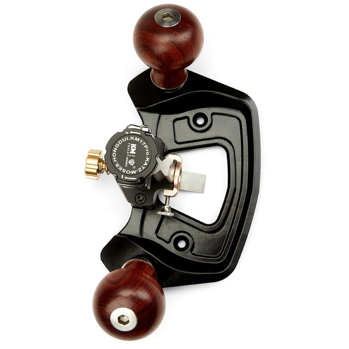 KM-17 Pro Router Plane Die Steel Body Adjustable Fence with CAM Lock Depth Stop Dual Blade 1/2inches width For Fine Tuning