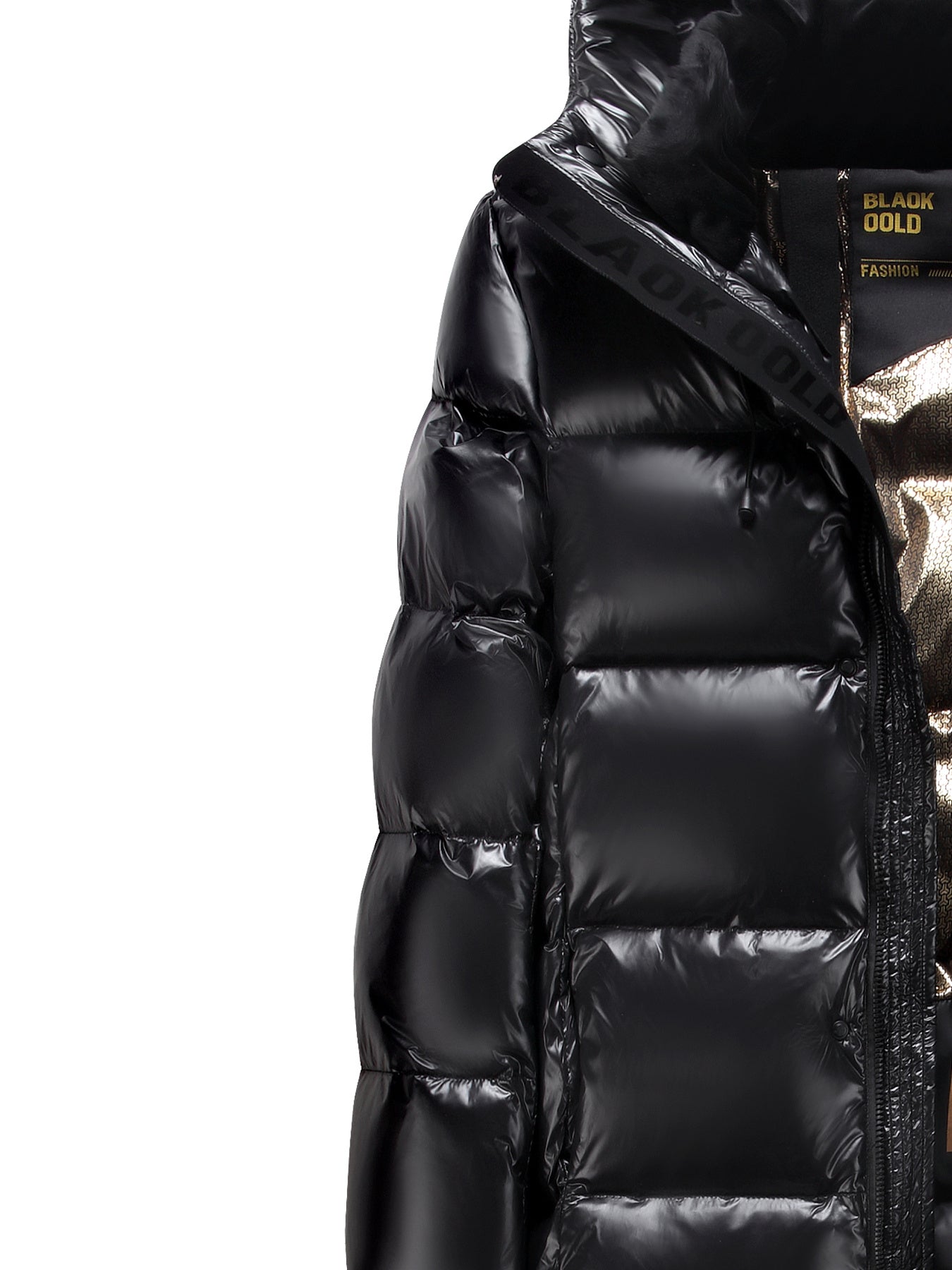 2025 New High-End Black and Golden Men's Winter Thickened Long Warm Down Jacket-Y