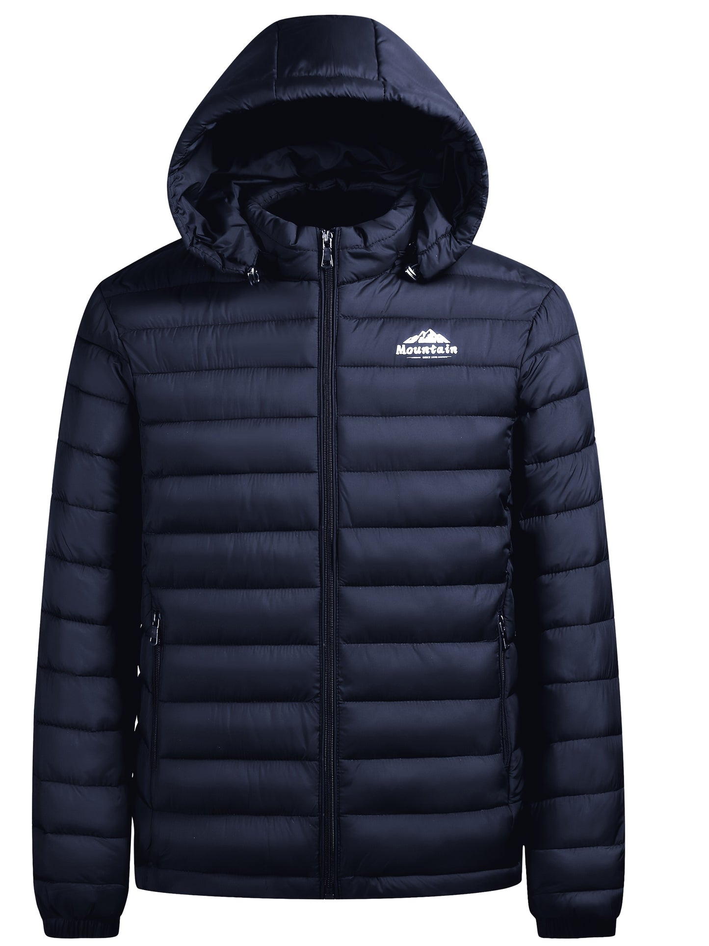 Men's winter Windproof warm Jacket hooded and detachable casual jacket, Men's Fashionable Quilted, Machine Washable - Heavy-Duty Cold Weather Coat, Men's Winter Outdoor Activities Slightly High Quality Jacket High Quality Bus