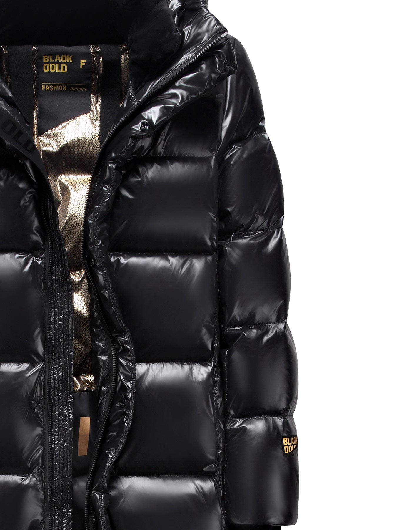 2025 New High-End Black and Golden Men's Winter Thickened Long Warm Down Jacket-Y