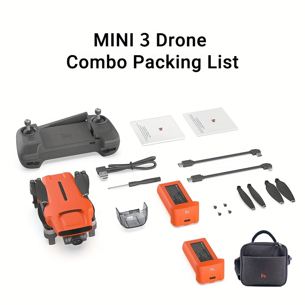 Arrived: FIMI 3 Drone Featuring Two Batteries And a Carrying , Capable of 4K Super Night Video, with a 9Km Range, a 3-Axis Gimbal, And Weighing Only 249G. This Ultralight, Foldable Professional RC Quadcopter Is Perfect for Ho