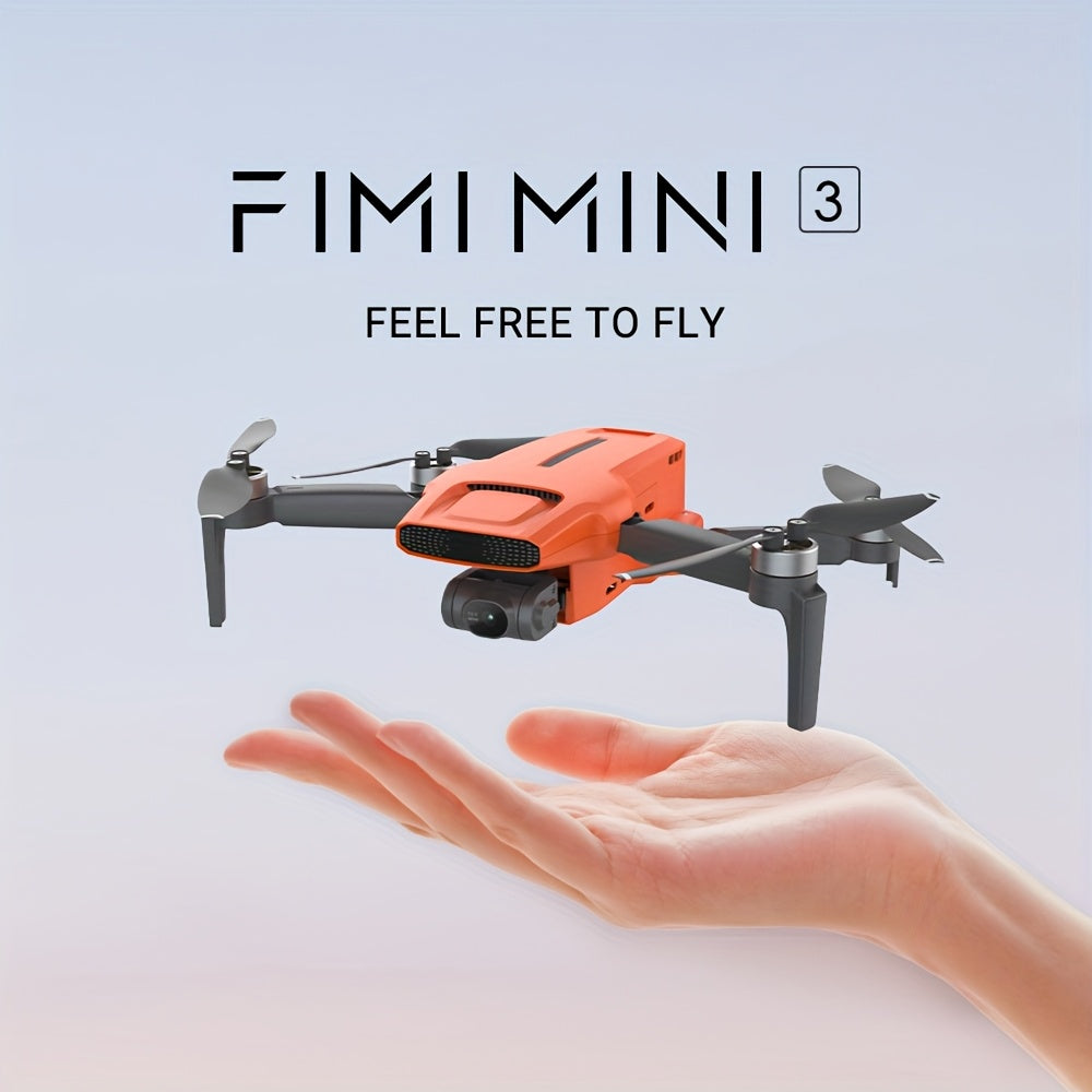 Arrived: FIMI 3 Drone Featuring Two Batteries And a Carrying , Capable of 4K Super Night Video, with a 9Km Range, a 3-Axis Gimbal, And Weighing Only 249G. This Ultralight, Foldable Professional RC Quadcopter Is Perfect for Ho