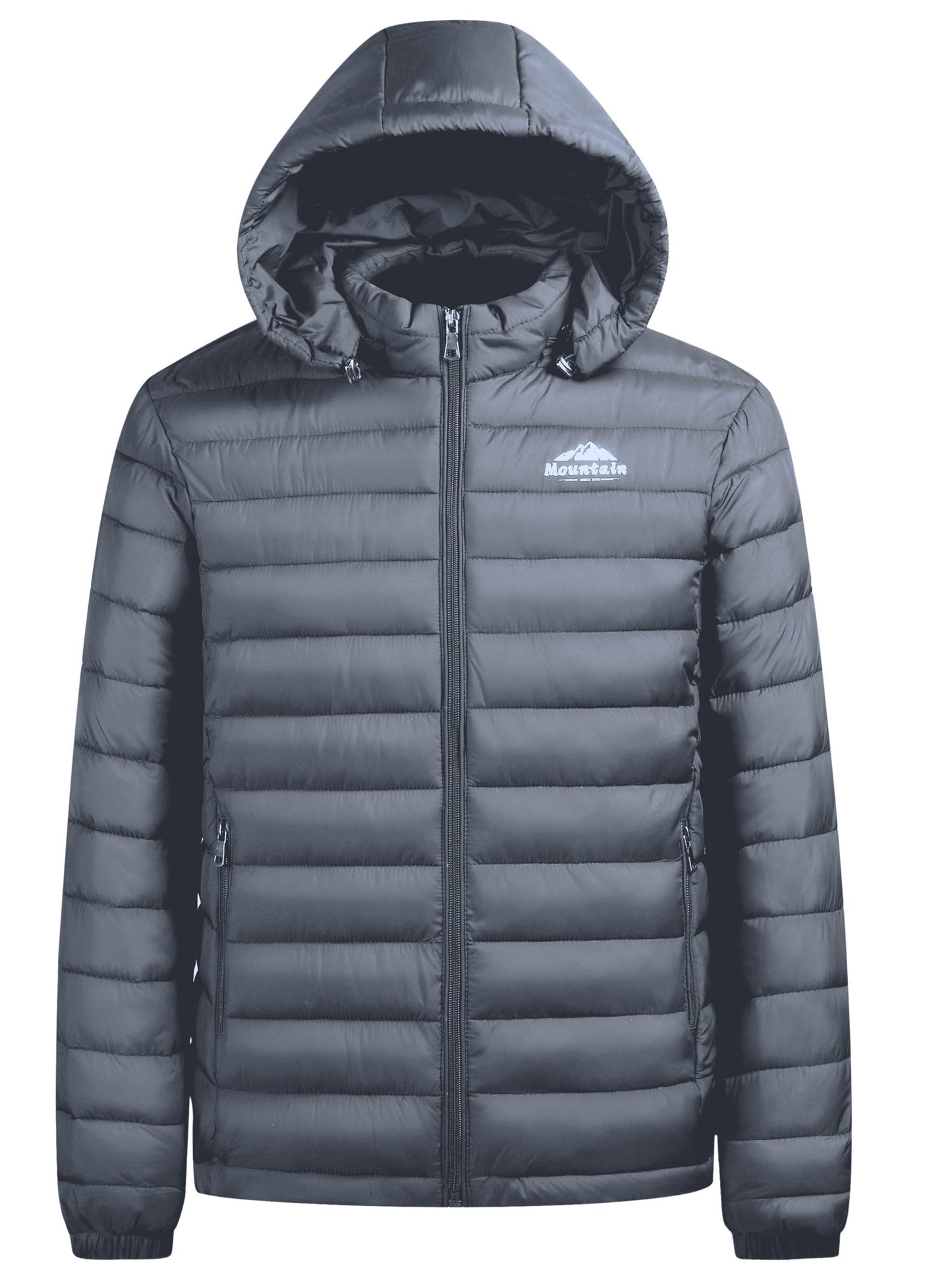 Men's winter Windproof warm Jacket hooded and detachable casual jacket, Men's Fashionable Quilted, Machine Washable - Heavy-Duty Cold Weather Coat, Men's Winter Outdoor Activities Slightly High Quality Jacket High Quality Bus