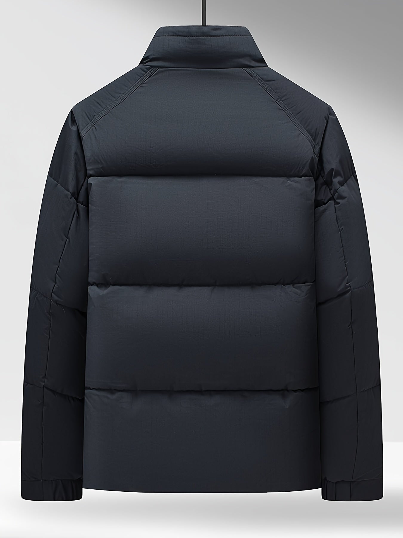 Men'S Heavyweight Winter Coat - Thermal Insulated Cold Weather Jacket with Stand Collar, Zipper Closure, Fill - Olive Green/ - Cold Weather, Thick, Outdoor Activities, Casual Outerwear, Durable Construction, Highquality Insul