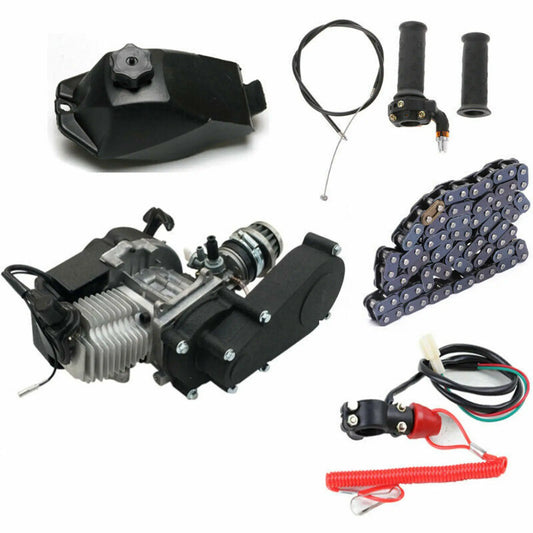 49cc 2 Stroke Engine Motor Kit Pull Start For Pocket Bike