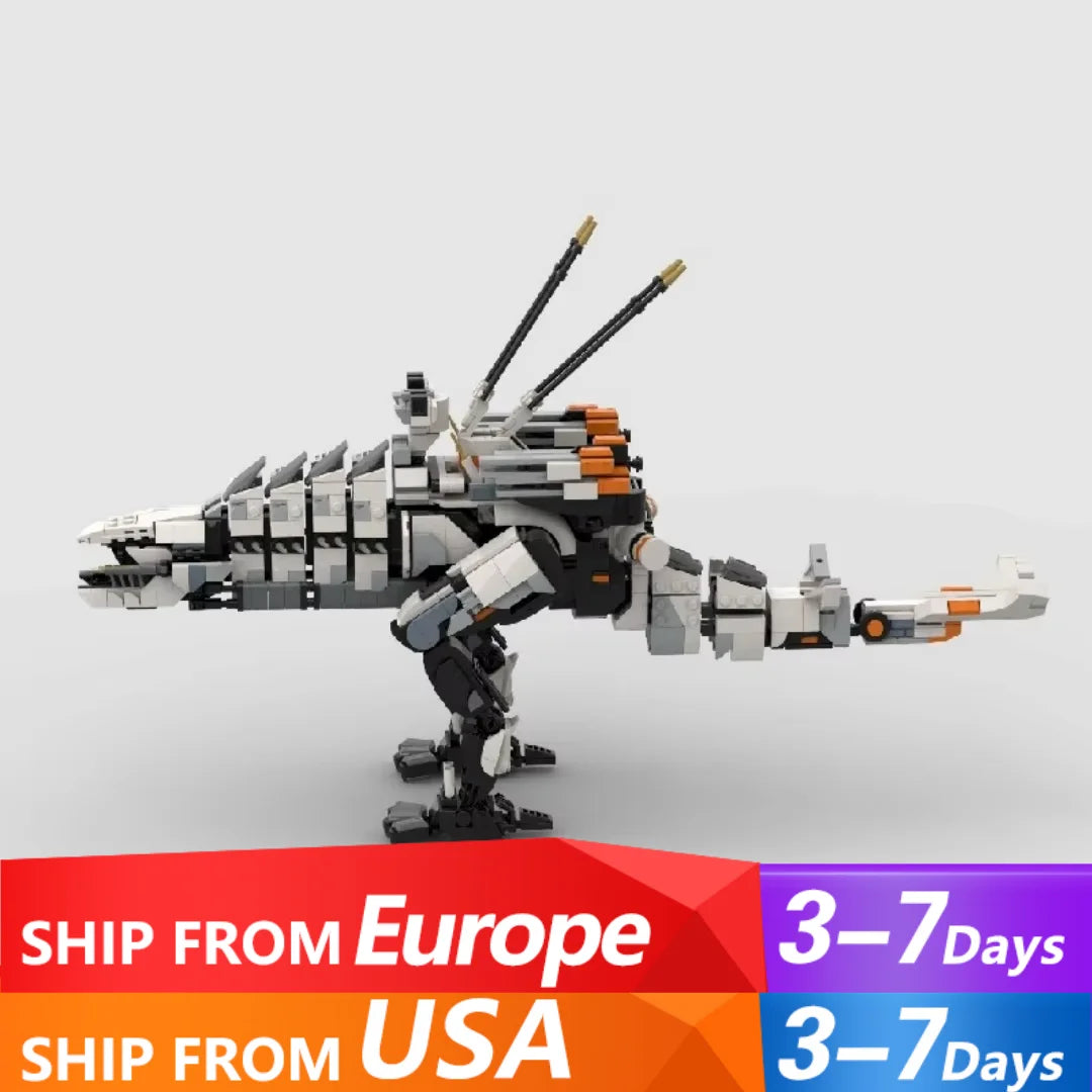 1596PCS Movie Horizon Zero Dawn Modular Building Blocks Assembly Model Bricks Sets Home Ornament Creative Toys Adult Kids Gifts
