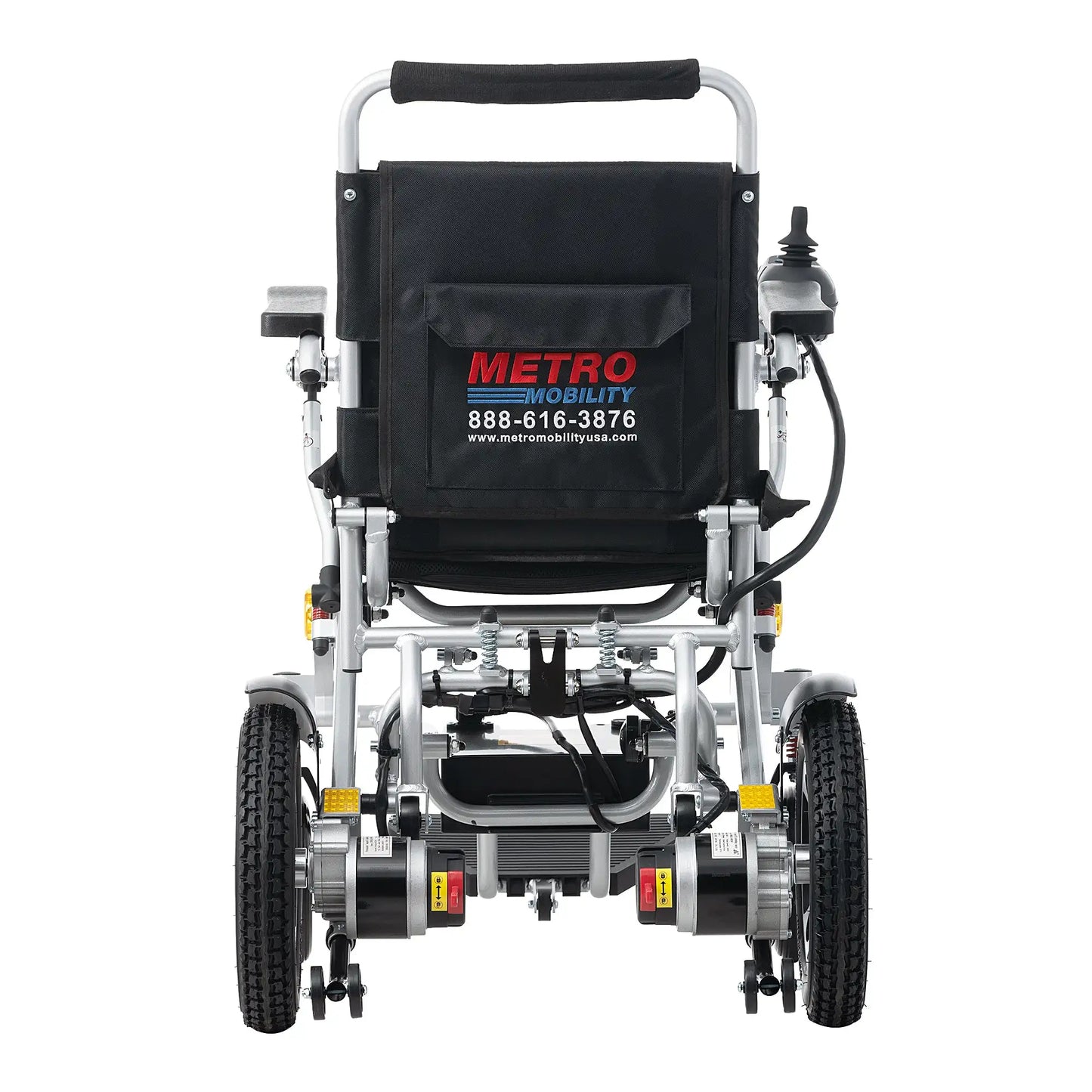 Metro Mobility Itravel Plus 8 Inch 4 Wheel Electric Wheelchair 360W Motor 24V 20Ah Battery