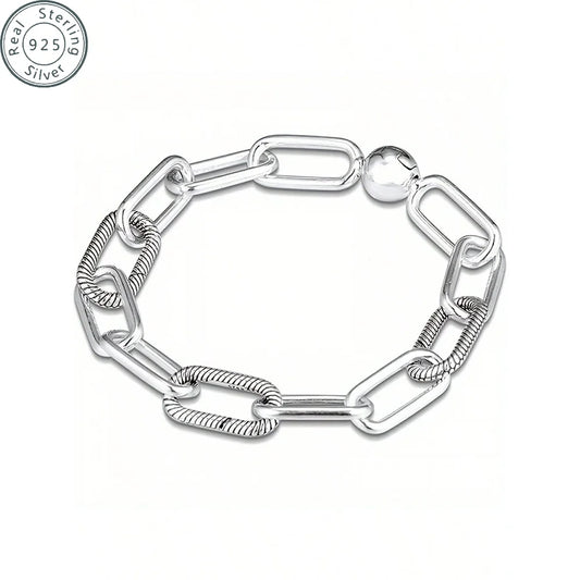 925 sterling silver Bracelet Female Jewelry for Women Fits Me Charms Beads Jewelry 19cm