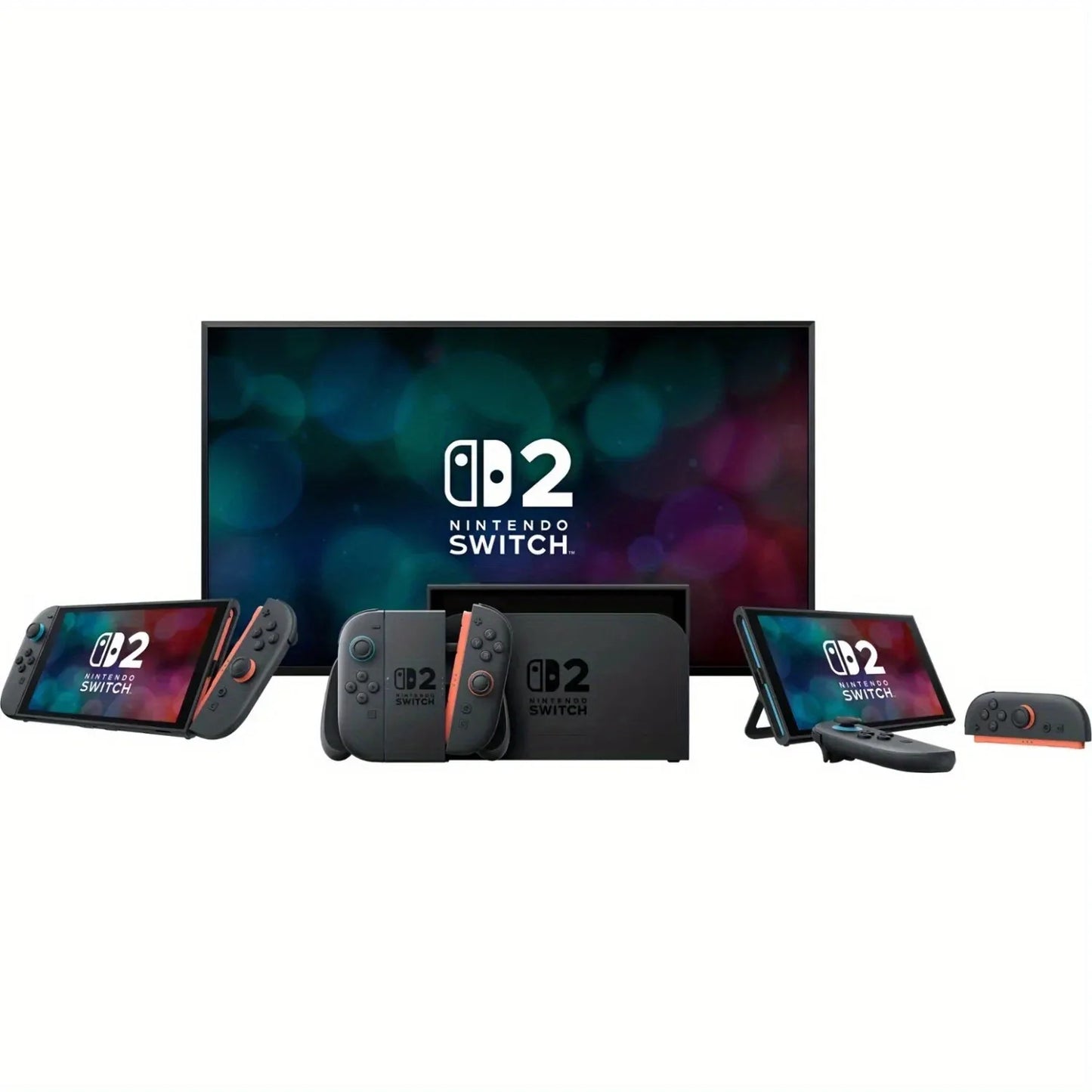 Nintendo Switch 2 Multi–Standard & Mario Kart World Bundle Options-Hong Kong Version (HK Charger with HK to US Plug Adapter)