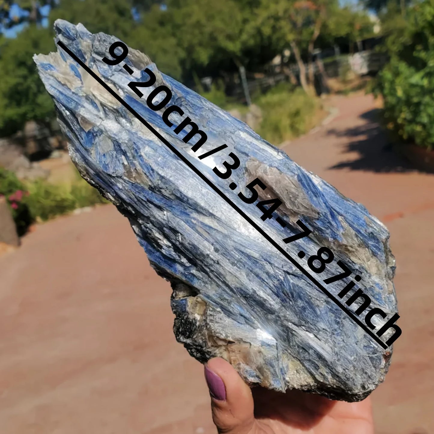 1pc Radiant Blue Crystal Raw Specimen, Elegant blue Crystal ,Garden decoration and romantic gifts, family theme