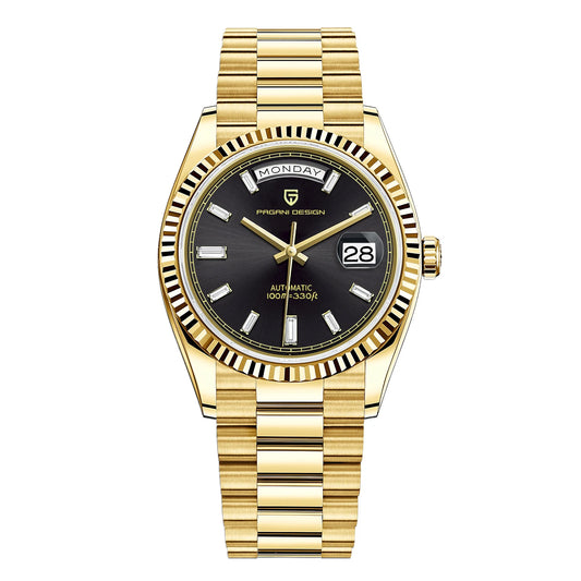 PAGANI DESIGN DD36 Gold Green V2 Men's Mechanical Watches Luxury Automatic Watch For Men 2024 New AR Sapphire glass Wrist watch