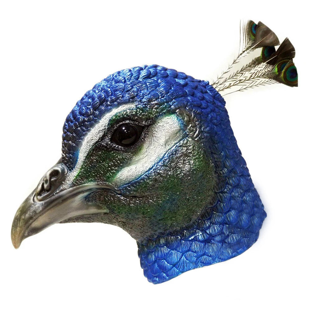 Latex Full Head Animal Bird Dove Dodo Parrot Pigeon Crow Masquerade Props Mask