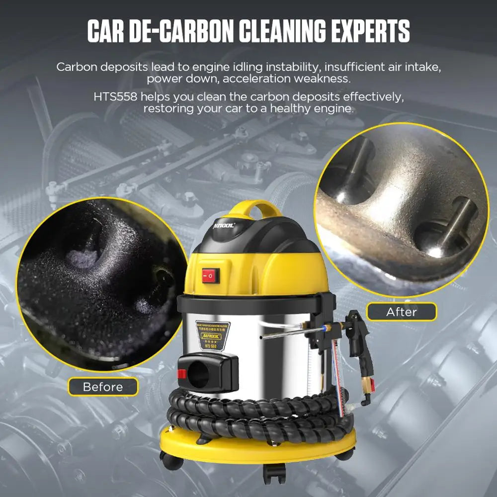 AUTOOL HTS558 Automotive Engine Intake Pipe Valve Clean Machine Carbon Deposits Cleaner Car Cleaning Tools Engine System Wash*