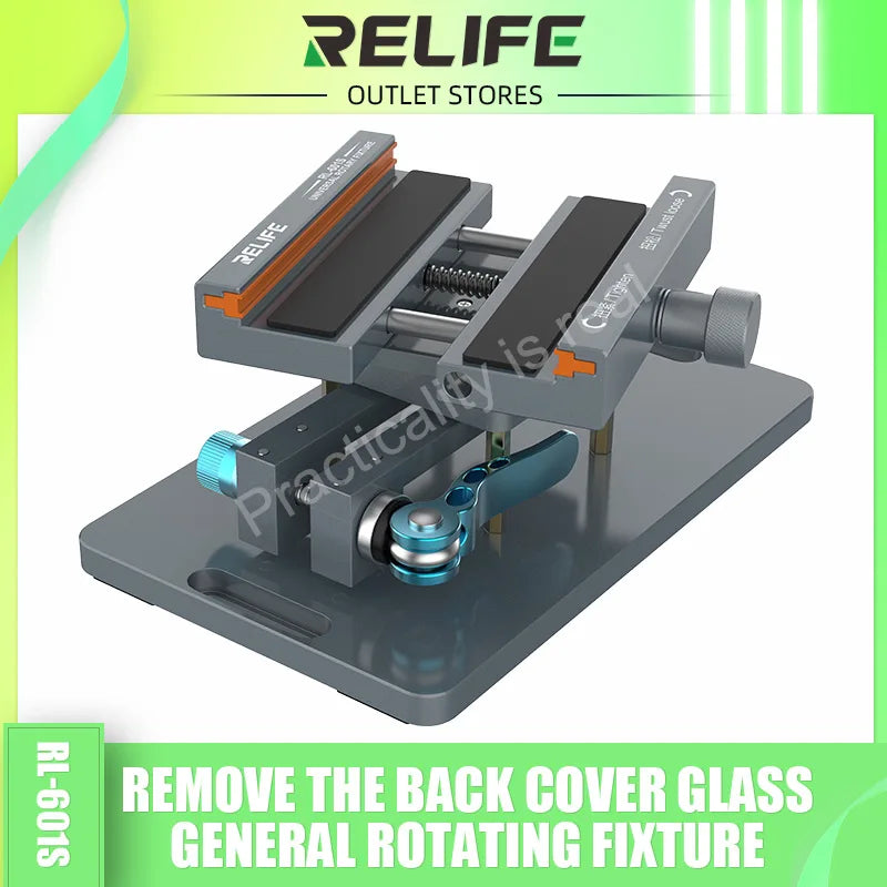 RL-601S mobile phone fixing fixture, 360°rotation fixed clamping, removing mobile phone back glass door,glue removal tool