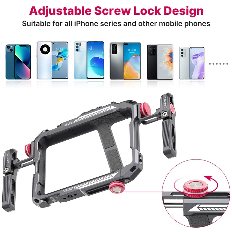 Ulanzi Lino Phone Video Cage With Adjustable Handle iPhone