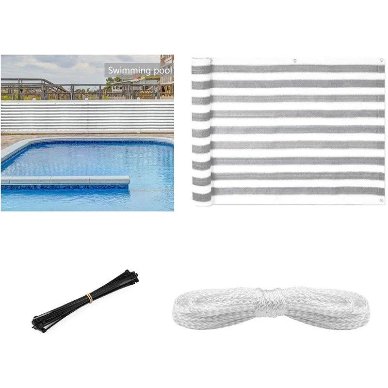 Garden Sun Shade Net 1x5m Balcony Privacy Screen UV Proof