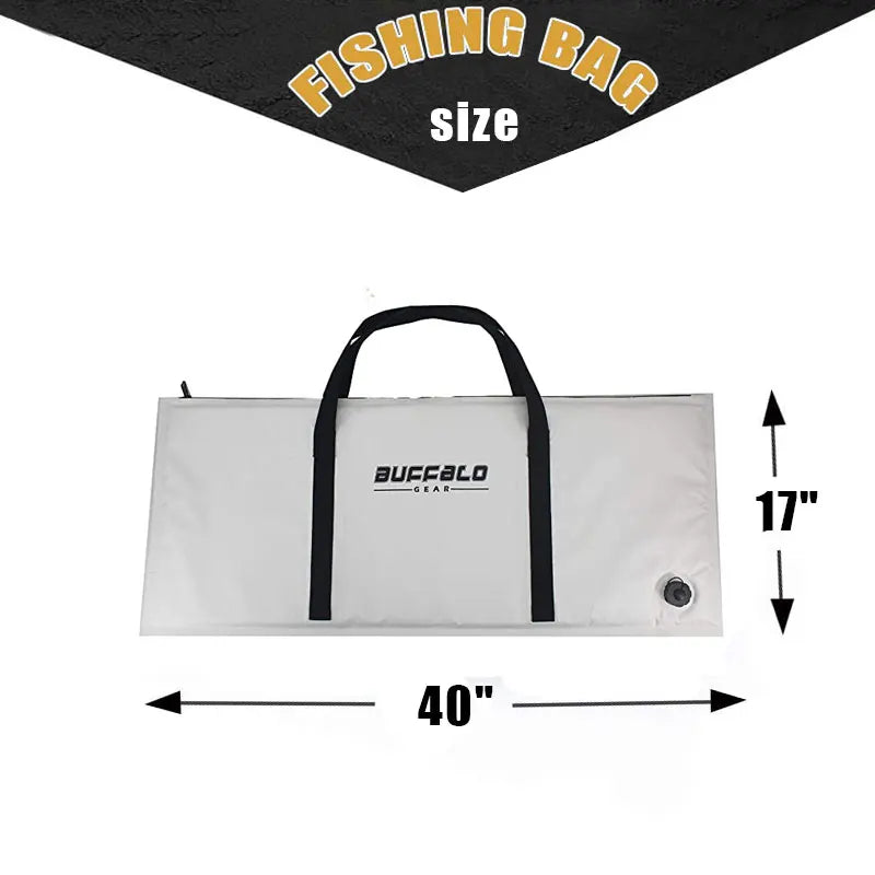 40x17 Inch Insulated Fish Cooler Bag Leakproof Tote