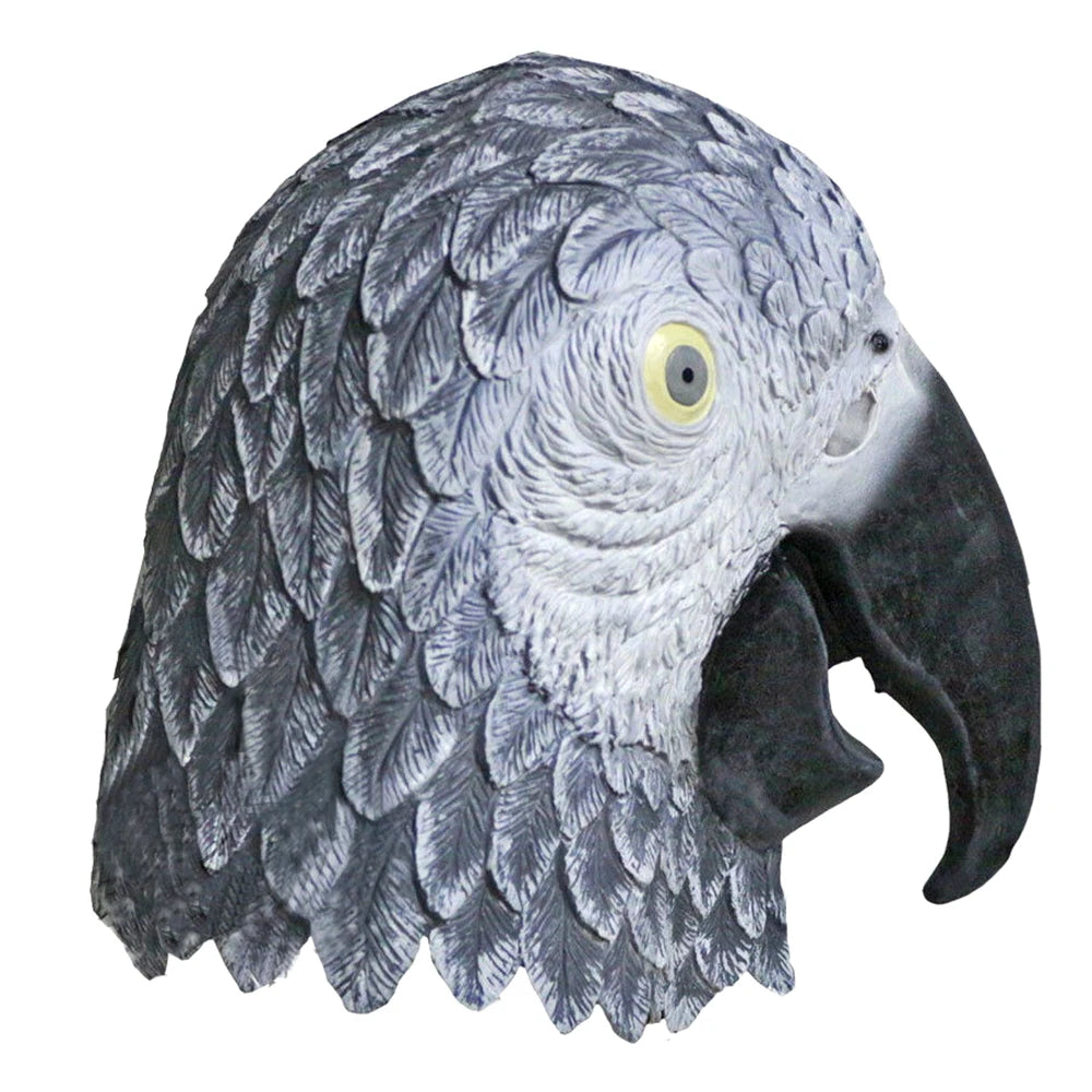 Latex Full Head Animal Bird Dove Dodo Parrot Pigeon Crow Masquerade Props Mask