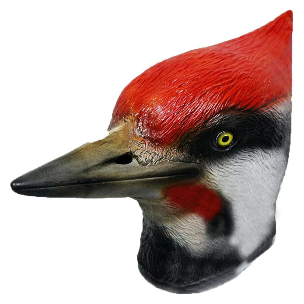 Latex Full Head Animal Bird Dove Dodo Parrot Pigeon Crow Masquerade Props Mask