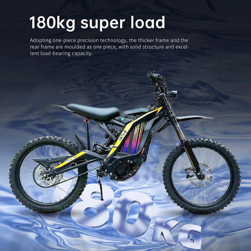 Freego Ebike 8000W 72V 30AH N1 Electric Motorcycle 19Inch MTB Tires Electric Dirt Bike with LCD Display