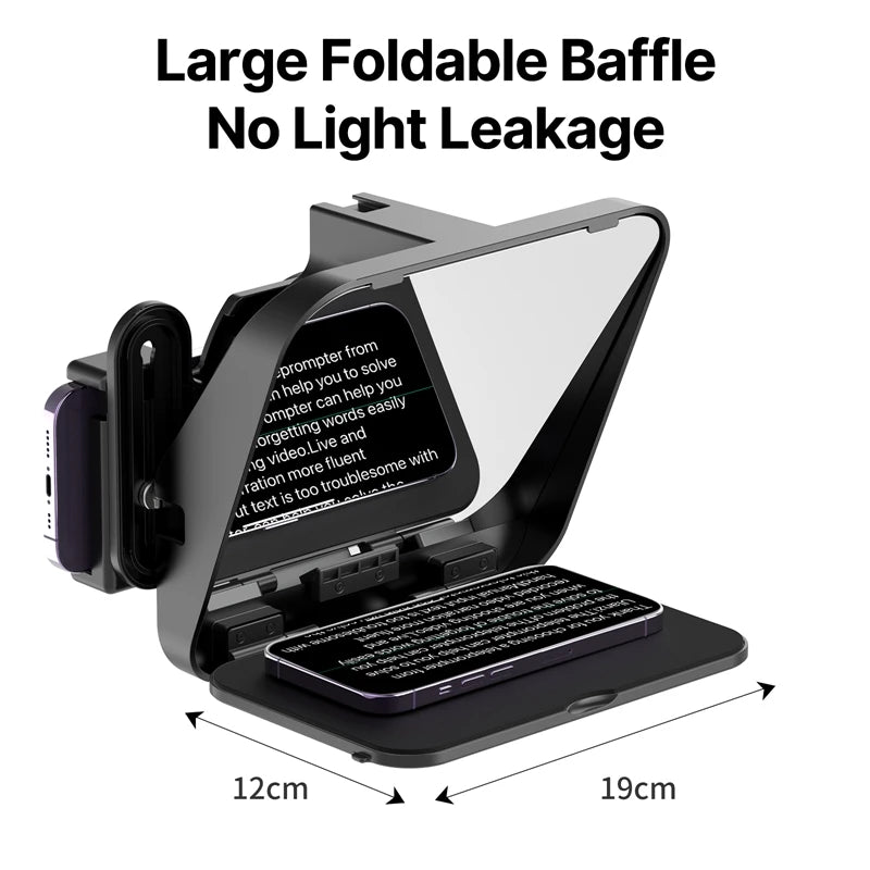 Ulanzi RT02 Portable Mini Teleprompter for Tablet and Phone