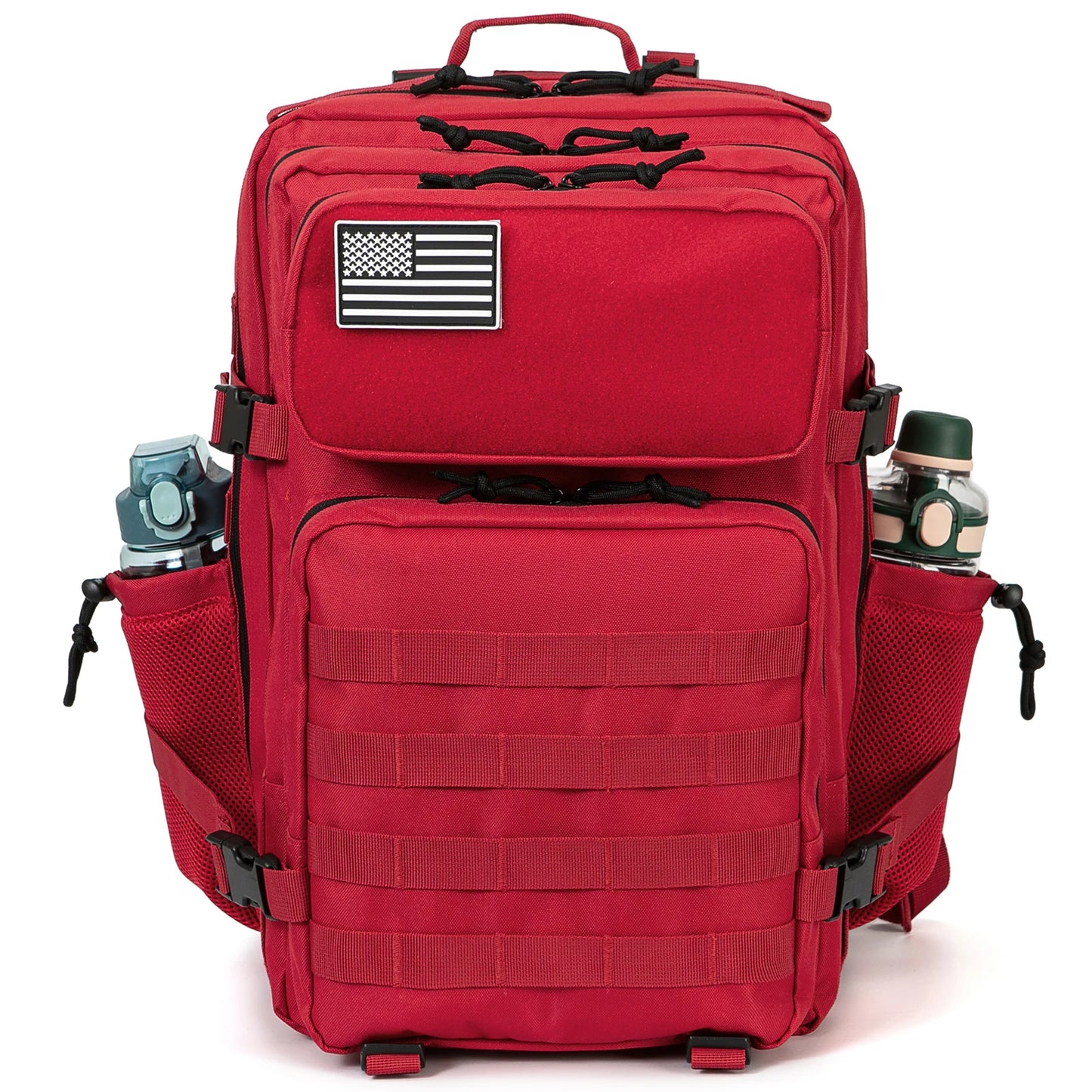 45L tactical backpack for outdoor sports hiking climbing travel with bottle holder travel backpacks camping gear for women/men