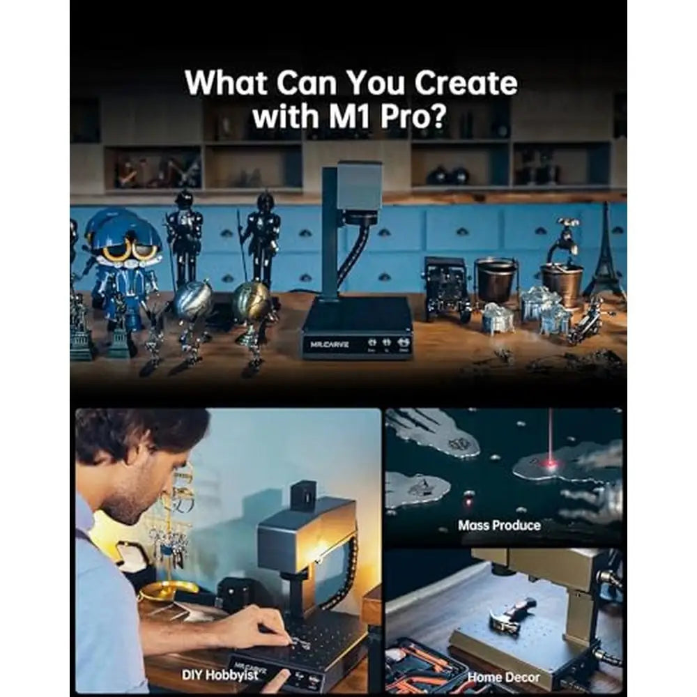 Portable Fiber Laser Marking Machine All Metals & Jewelry & Plastics Industrial Grade & Craft Grade Custom Laser Engraving Light