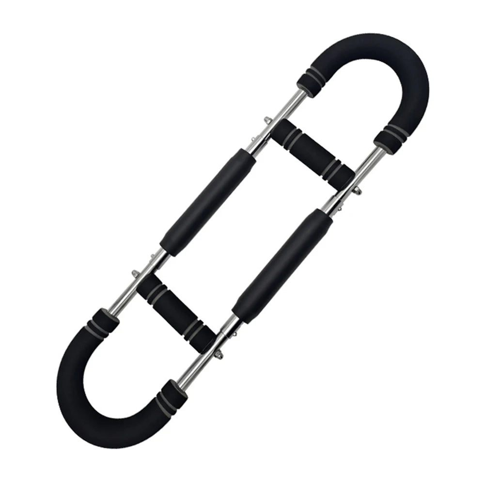 Adjustable Arm Trainer with Foam Handle Wrist Strength Exerciser U-Shaped Chest Expander for Indoor Outdoor Fitness Equipment